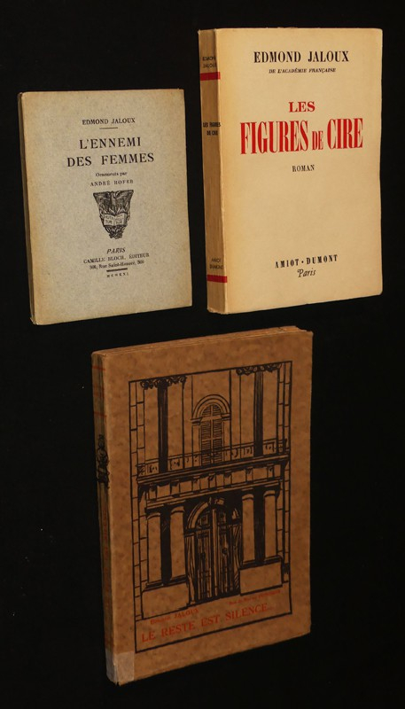 Edmond Jaloux, 3 ouvrages