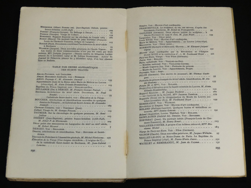 Bulletin de la Société de l'Histoire de l'Art français (année 1965)