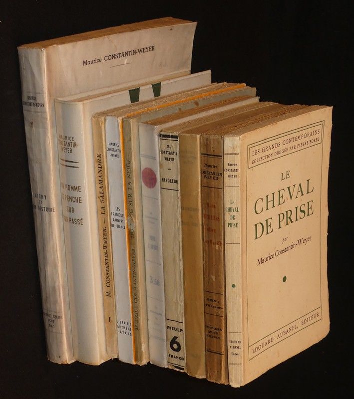 Maurice Constantin-Weyer, lot de 10 ouvrages