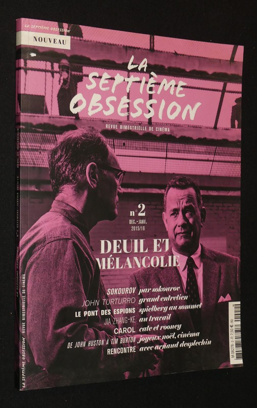 La Septième Obsession (n°2, décembre 2015 - janvier 2016) : Deuil et mélancolie