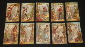 Lot de 10 chromos : Presse étrangère