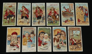 Lot de 11 chromos Gala Peter - Delta Peter : Série "Gulliver"