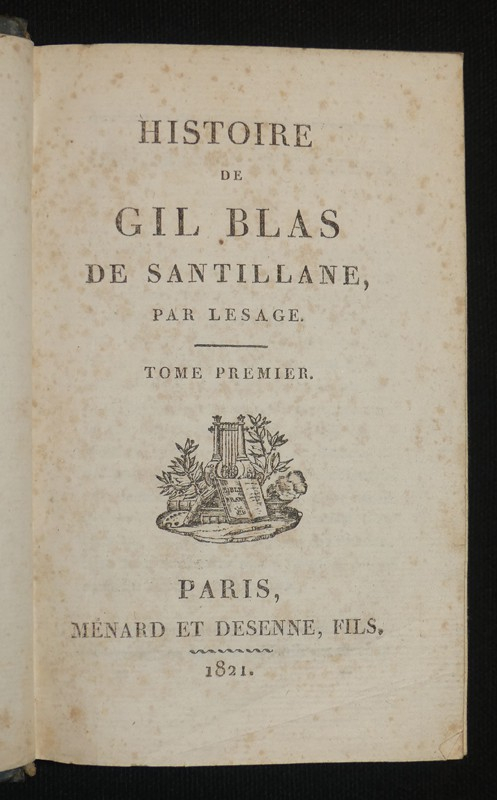 Histoire de Gil Blas de Santillane (6 tomes en 3 volumes)