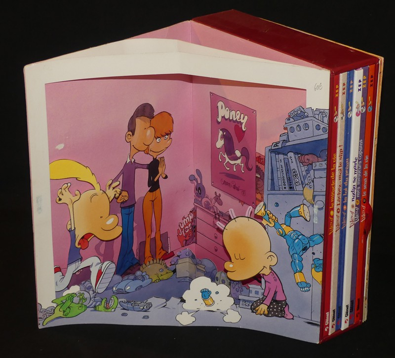 Titeuf, le coffret Vol. 2 : Le miracle de la vie - Lâchez-moi le slip ! - La Loi du préau - Nadia se marie - Mes meilleurs copains - Le sens de la vie (coffret pop-up)