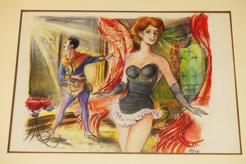 Dessin original de Mixi-Bérel encadré