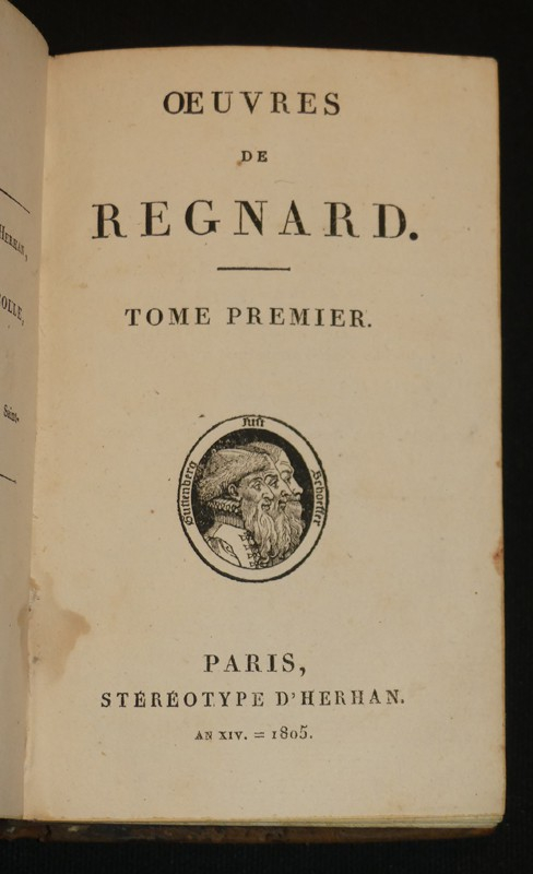 Oeuvres de Regnard (4 volumes)