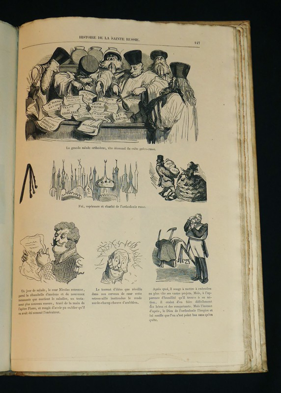 Histoire dramatique, pittoresque et caricaturale de la sainte Russie