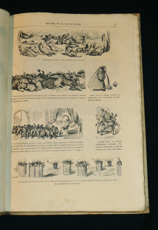 Histoire dramatique, pittoresque et caricaturale de la sainte Russie