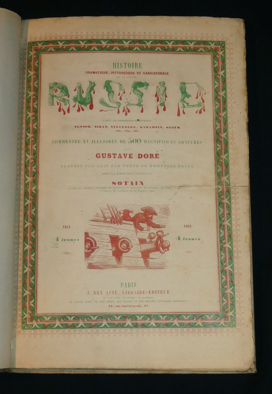 Histoire dramatique, pittoresque et caricaturale de la sainte Russie