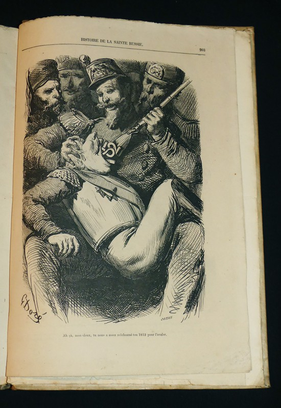 Histoire dramatique, pittoresque et caricaturale de la sainte Russie
