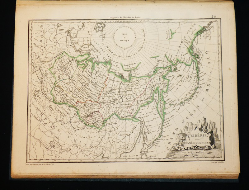 Atlas complet du précis de la géographie universelle de M. Malte-Brun ; dressé conformément au texte de cet ouvrage et sous les yeux de l'auteur, par M. Lapie, capitaine ingénieur océanographe