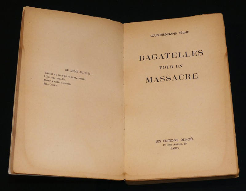 Bagatelles pour un massacre