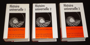 Histoire universelle, Tomes 1 à 3 (Encyclopédie de la Pléiade)