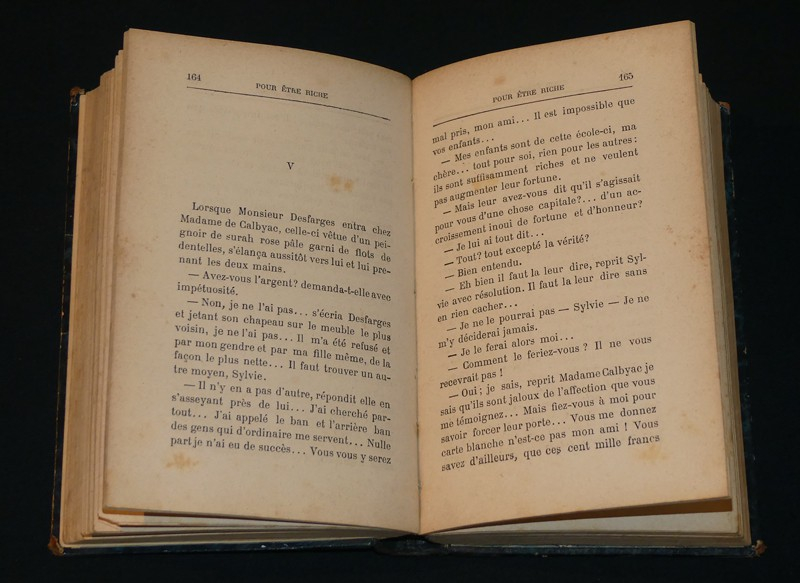 Pour être riche. Roman parisien