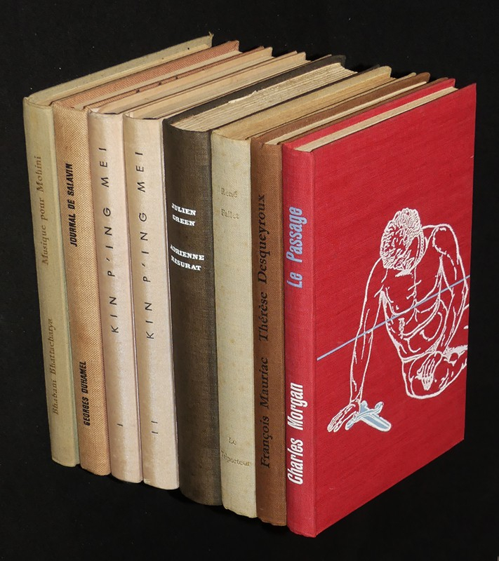 Lot de 7 romans parus au club Français du livre (8 volumes)