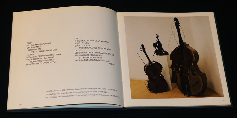 ARMAN, DEDICACE PAR ARMAN (SIGNATURE et DESSIN ORIGINAL).