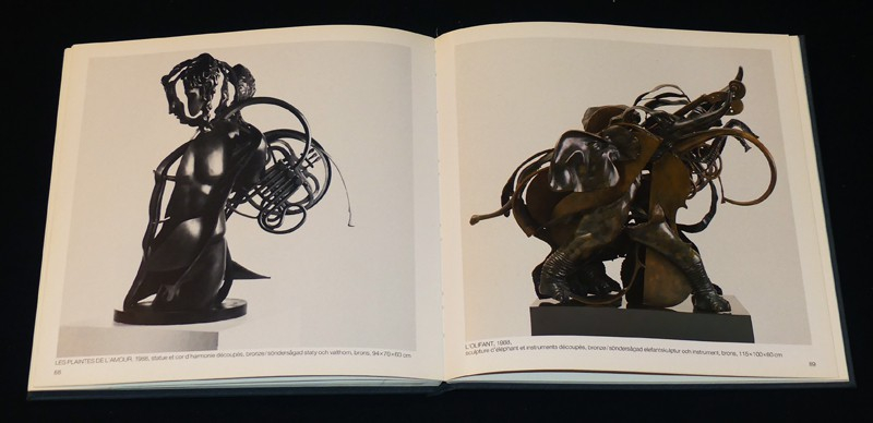 ARMAN, DEDICACE PAR ARMAN (SIGNATURE et DESSIN ORIGINAL).