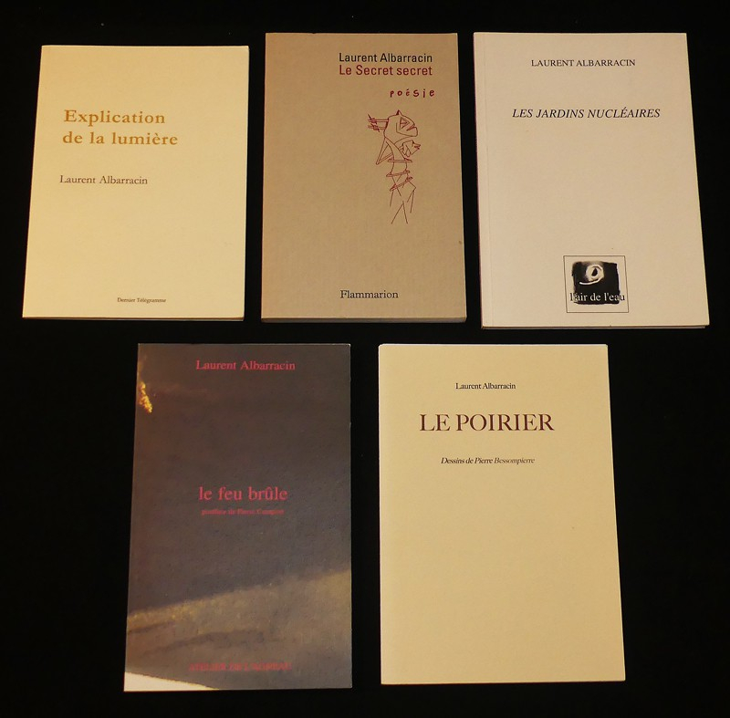 Laurent Albarracin lot de cinq ouvrages