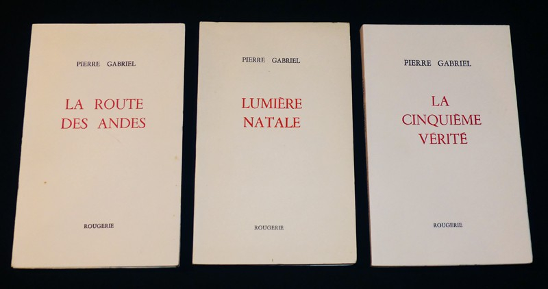 Pierre Gabriel, trois ouvrages