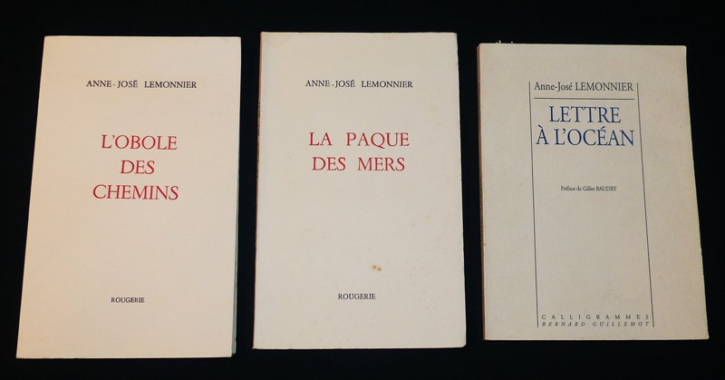 Anne-José Lemonnier, trois ouvrages