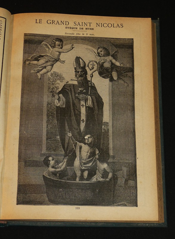 Vies des saints illustrées pour tous les jours de l'année (3 volumes sur 4)