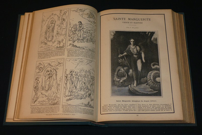 Vies des saints illustrées pour tous les jours de l'année (3 volumes sur 4)
