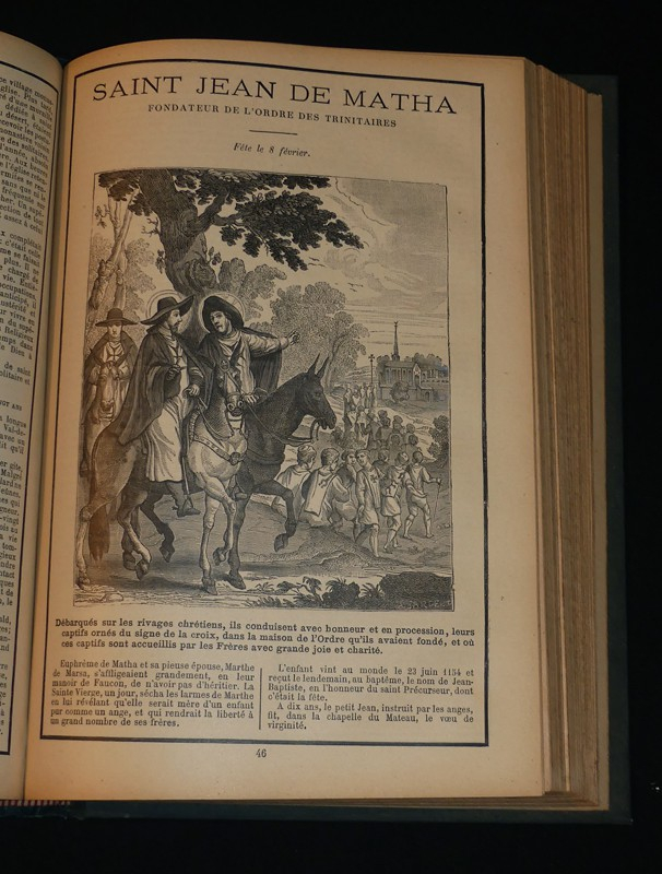 Vies des saints illustrées pour tous les jours de l'année (3 volumes sur 4)