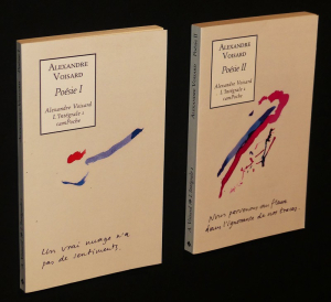 Alexandre Voisard, l'intégrale 1 & 2 : Poésie I - Poésie II (2 volumes)