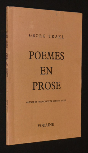 Poèmes en prose