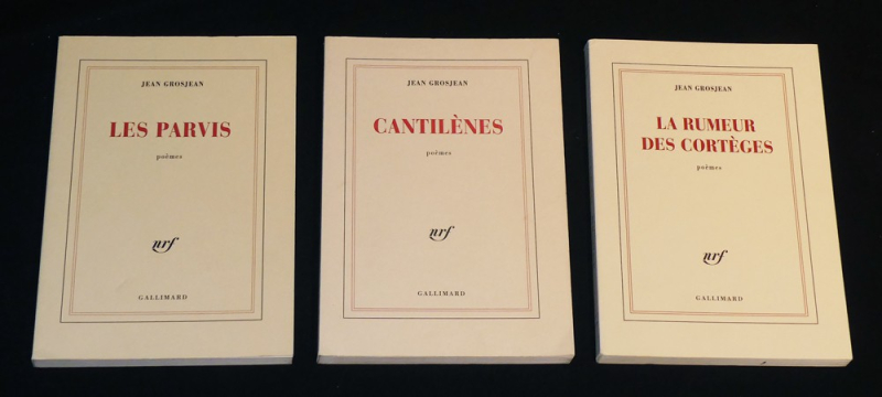 Jean Grosjean, trois ouvrages