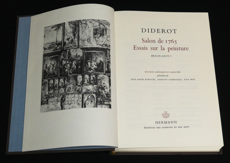 Oeuvres complètes de Diderot, Tome 14 : Essais sur la peinture (Beaux-arts I)