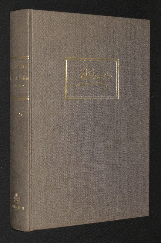 Oeuvres complètes de Diderot, Tome 23 : Jacques le Fataliste (Fiction V)