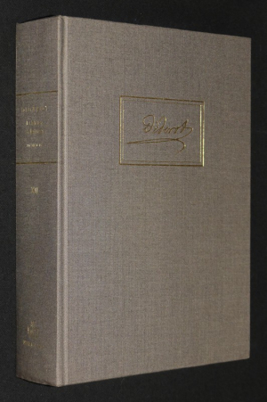 Oeuvres complètes de Diderot, Tome 12 : Le Neveu de Rameau (Fiction IV)