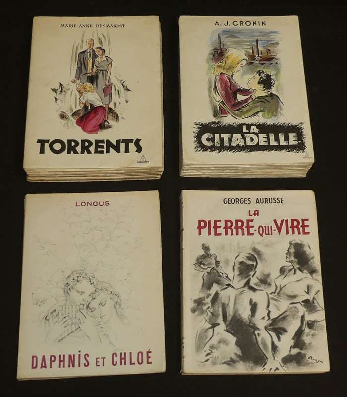 Quatre ouvrages publiés aux Éditions Panthéon