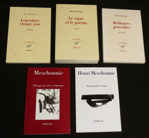 Cinq livres écrits par Henri Meschonnic