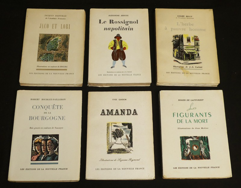 Six ouvrages illustrés édités par 