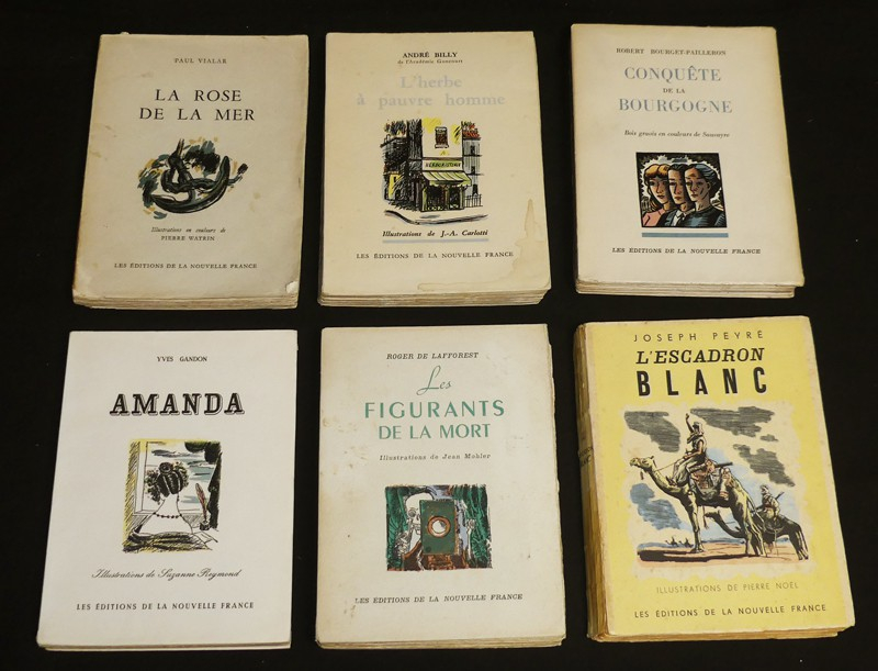 Six ouvrages illustrés édités par 