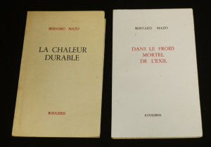 Deux volumes de Bernard Mazo