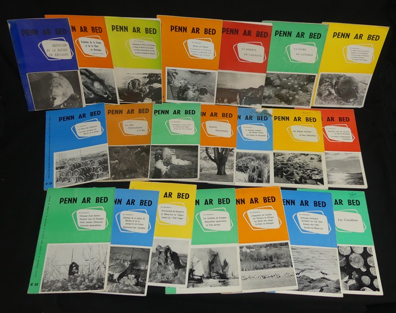 Lot de 21 numéros de Penn ar Bed (juin-septembre 1957 - septembre 1966)