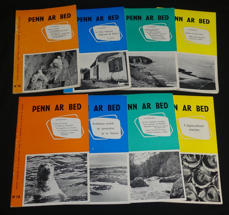 Lot de 16 numéros de Penn ar Bed (septembre 1972 - juin 1977)