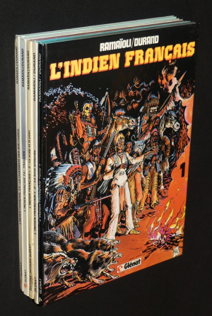 L'Indien français, Tomes 1 à 5 (dédicacés)