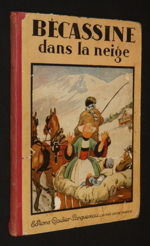 Bécassine dans la neige