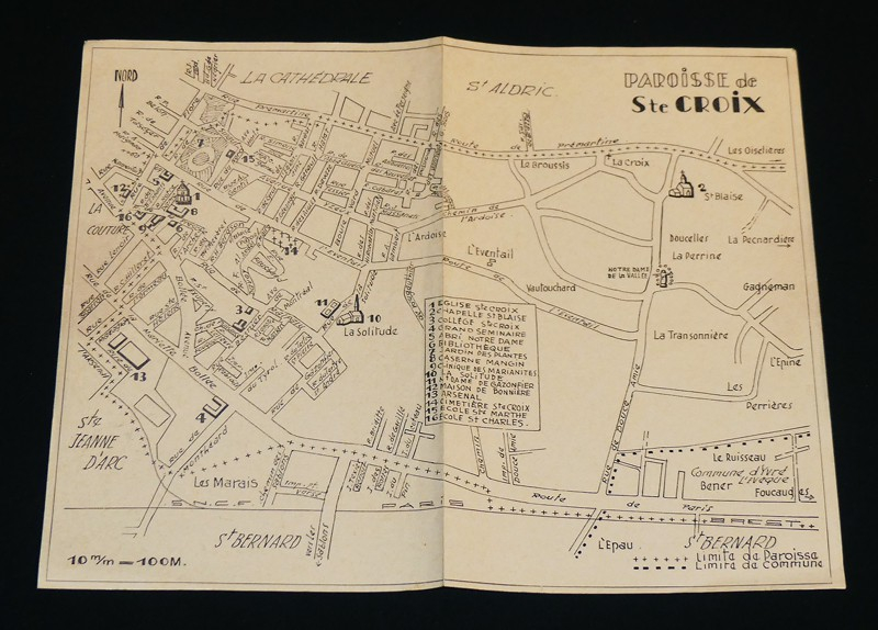 Le Mans, ses trois cantons : Composition et délimitation