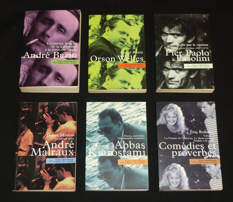 6 ouvrages de la collection Petite bibliothèque des cahiers du cinéma
