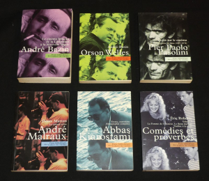6 ouvrages de la collection Petite bibliothèque des cahiers du cinéma