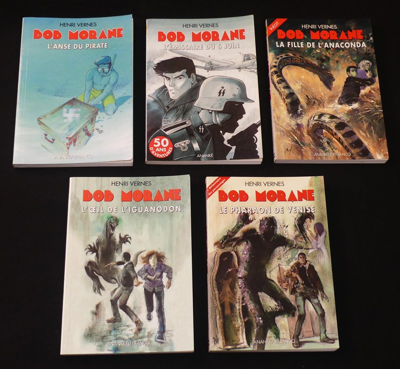 Bob Morane ed. Ananké/Lefrancq 5 ouvrages