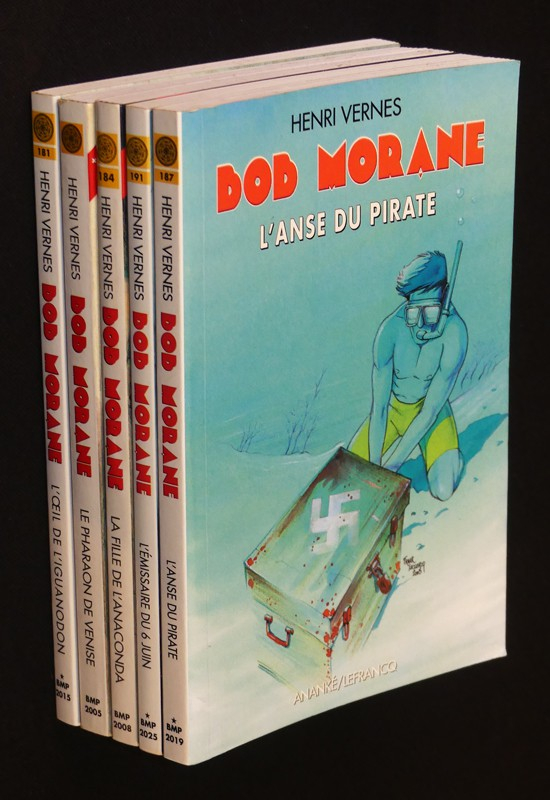 Bob Morane ed. Ananké/Lefrancq 5 ouvrages