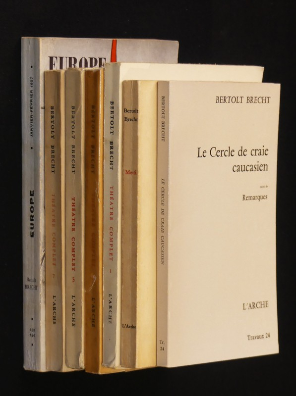 6 volumes de ou sur Berthold Brecht
