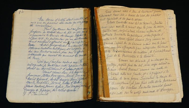 Manuscrit d'Elise Jouhandeau : 