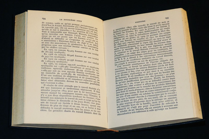 Le deuxième sexe (2 volumes)